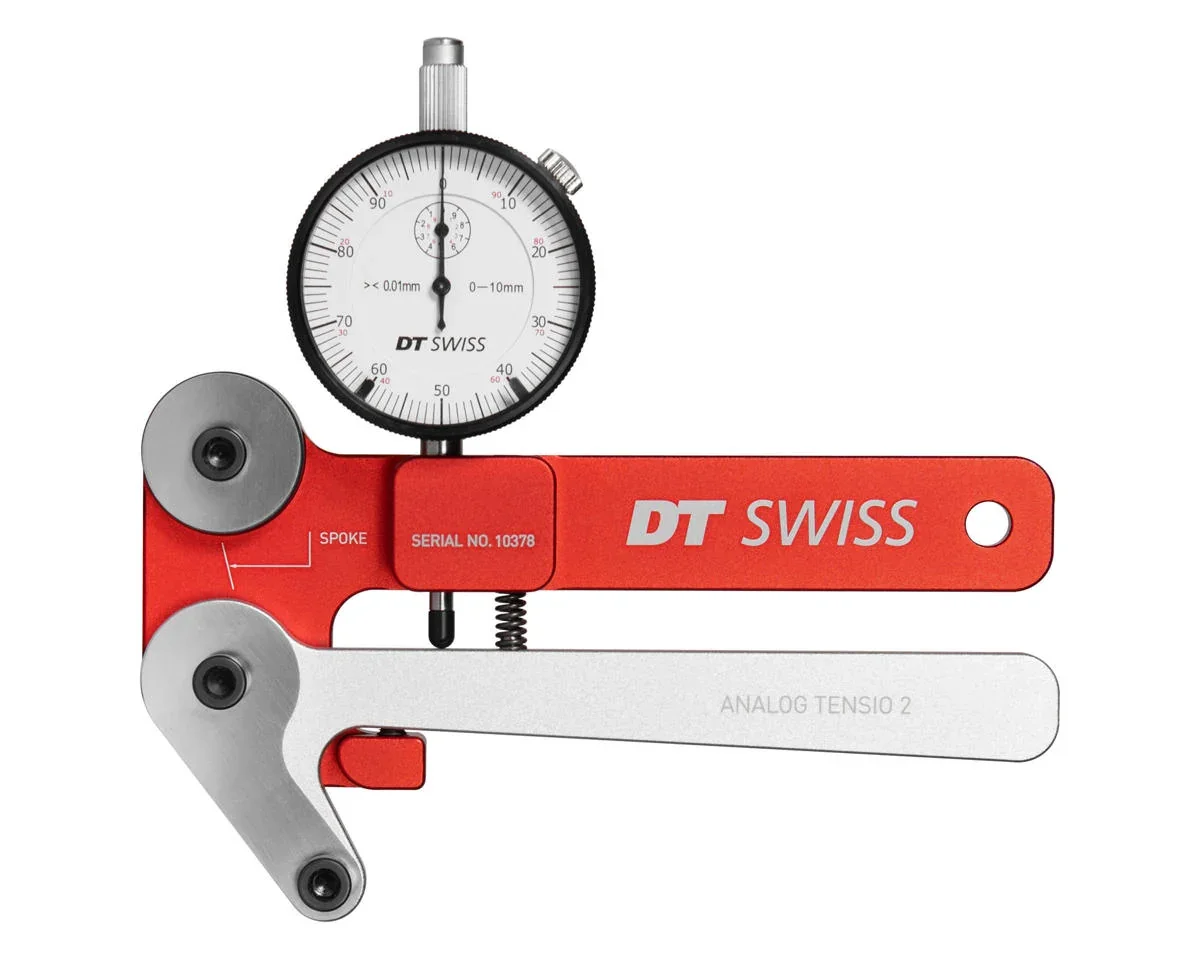 DT Swiss Tensio Analog Tensiometer (Red/Silver)
